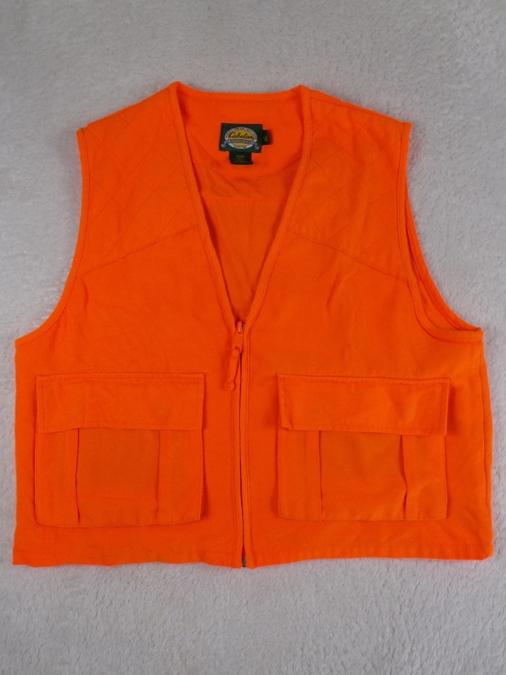 Cabelas Hunting Utility Vest Men’s Size Large Reg, Orange